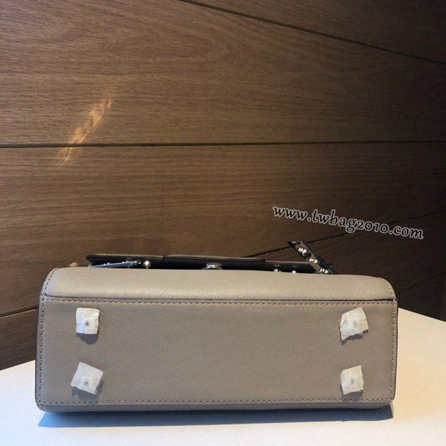Delvaux專櫃2021春夏新色灰三拼TP系列手提女包 德爾沃專櫃swift小牛皮復古氣息雙用斜挎包 bxs1017